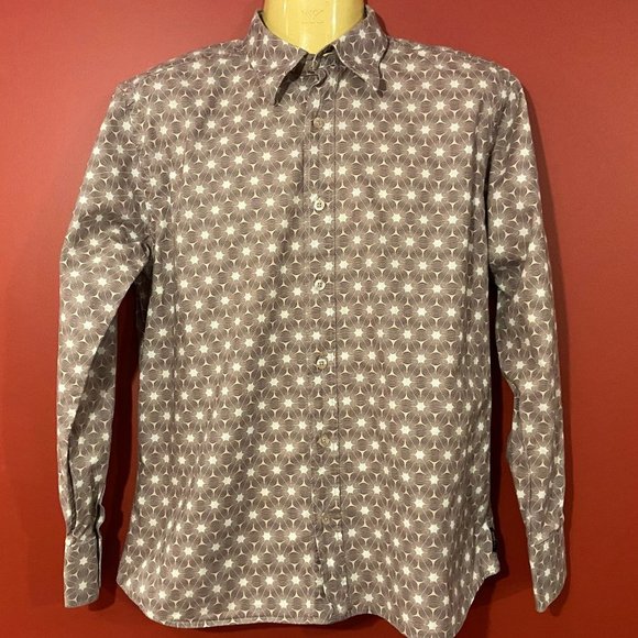 Peter Werth Other - ⭐4 FOR $20⭐ Peter Werth Men's Beige Button Up Shirt -Peter Werth Size 3 (Medium)